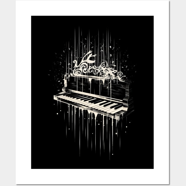 Piano Wall Art by Nerd_art